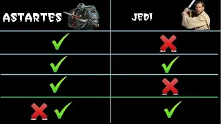 Astartes vs Jedi. Противостояние.