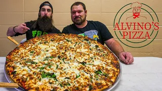 11.5lb 28" Pizza Alvino's Dyersburg TN with Beard Meats Food