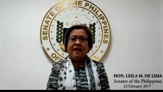 Arrest, an admin strategy to silence critics – Sen. De Lima