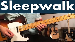 How To Play Sleepwalk On Guitar | Santo & Johnny Guitar Lesson + Tutorial