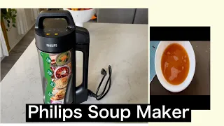 Philips Soup Maker / How to make Tomato soup / Sweet Potato Soup very easily in soup maker