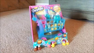 Shopkins Season 3 Shoppin' Cart Opening Plus Cart Race With Exclusive Shopkins