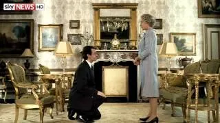 The Queen Meets Dame Helen Mirren At Palace