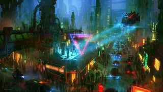 Soothing Cyberpunk Ambient - Super Calm Sci Fi Music - EXTREMELY Atmospheric Sci Fi Music
