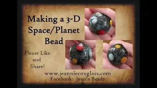 Creating a Planet Space bead by Jeannie Cox