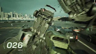 The Matrix Awakens PS5 - 100+MPH Pickup Trucks VS Cars Crash - Unreal Engine 5 - Part 11