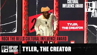 Tyler, The Creator Emotionally Thanks Q-Tip, Missy Elliot, Pharrell & Others | Hip Hop Awards '21