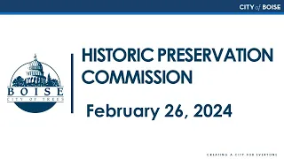 Historic Preservation Commission