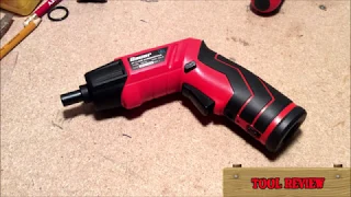 Bauer 4V Lithium-ion Cordless Screwdriver Review - Harbor Freight