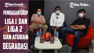 Pembagian Grup Liga dan 1 dan Liga 2 Dan Aturan Degradasi l Best Scene Tebas Part 1