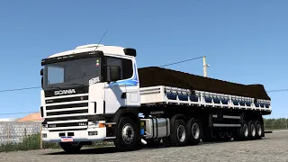 SUBINDO SERRA DO MARÇAL  MAPA DA BAHIA - SCANIA 124 ETS2 1.41 VOLANTE G27