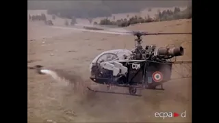 French Alouette II firing SS.11 anti-tank missile