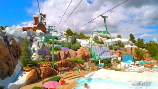 [4K] Chair Lift to the Summit - Disney's Blizzard Beach Water Park