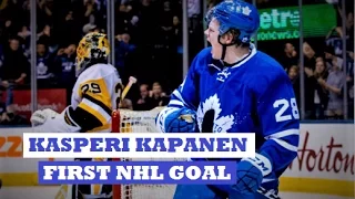 Kasperi Kapanen's First NHL Goal - April 8th 2017 (HD)