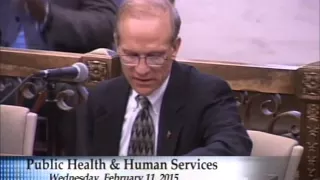 Feb. 11, 2015: Public Health & Human Services Committee Hearing