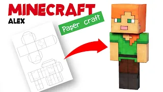 How to make Minecraft Alex papercraft