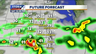 Partly cloudy and getting humid Friday