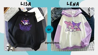 LISA OR LENA? | pretty outfits, accesories, nails, food, makeup AND MORE!! @prettyboo_ 🫂