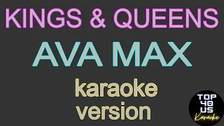 Kings & Queens - Ava Max (Karaoke Version With Lyrics)