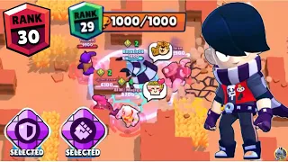 Brawl Stars: EDGAR POWER 11 in Solo Showdown & NEW HUNTERS Game Mode (Rank 30 Gameplay)