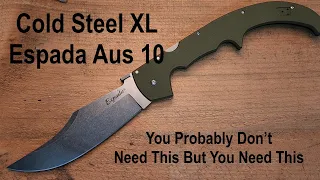 Cold Steel XL Espada AUS 10A fixed