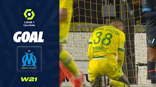 Goal Joao Victor DA SILVA MARCELINO (58' csc - OM) FC NANTES - OLYMPIQUE DE MARSEILLE (0-2) 22/23