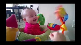 Baby laughing hysterically. Best baby laugh. Лучший детский смех