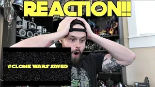 STAR WARS: THE CLONE WARS TRAILER REACTION!! (CLONE WARS IS BACK) SDCC 2018 TRAILER