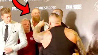 EDDIE HALL INSULTS THORS MOTHER❗❗❗ Eddie Hall & Hafthor Bjornsson ERUPT During PRESS CONFERENCE
