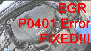 Mazda 6  GJ 2.2 diesel Skyactiv P0401 EGR Cleaning EGR fault & de-carbon intake system