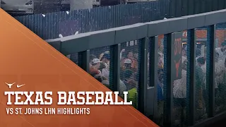 Texas Baseball vs St. Johns LHN Highlights [Feb, 27.2024]