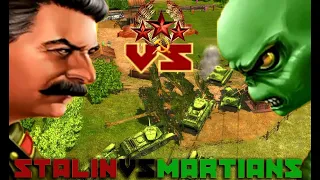 ☭★ Наш ответ Red Alert  ☭8★РУ☭ENG★ Stalin vs Martians ★ Сталин против Марсиан ☭