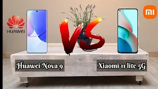 Huawei Nova 9  Vs Xiaomi 11 Lite 5G NE COMPARISON #smartgadgets #smartphone #huawei #xiaomi