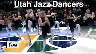 Utah Jazz Dancers - NBA Dancers - 2/7/2022 dance performance -- Jazz vs Knicks