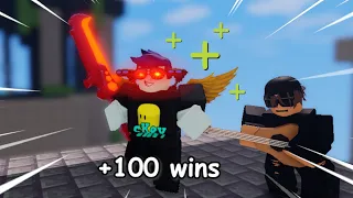 Melody & Barbarian Combo is OP! (Roblox Bedwars)