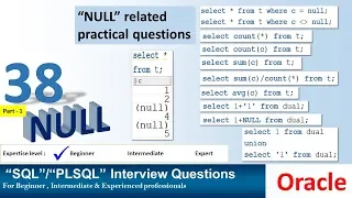 Oracle PL SQL interview question NULL and Arithmetic operation
