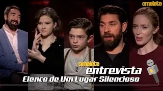 Elenco de Um Lugar Silencioso | Omelete Entrevista