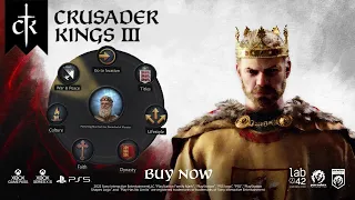 Crusader Kings 3 - Релизный трейлер, на консолях PS5 и Xbox Series X|S