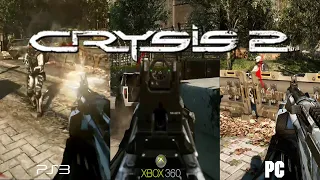 Crysis 2 - PS3 vs Xbox 360 vs PC