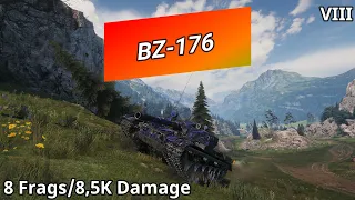 World of Tanks - BZ-176 (8 Frags/8,5K Damage) | WoT Replays [#33]