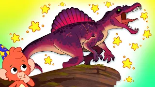 Club Baboo | Learn Spinosaurus facts for kids | Dinosaur ABC and more dino fun with Baboo