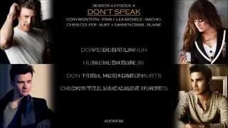 Glee _ Don't Speak Lyrics