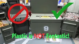 Metal vs. Plastic Ammo Can. Which Is Better and How I Store My Ammo Long-Term.