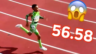 10-Year-Old WORLD RECORD 400m At Jr. Olympic Games