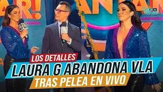 Laura G ABANDONA 'Venga la Alegría' tras pelea EN VIVO con Sergio Sepúlveda | VIDEO