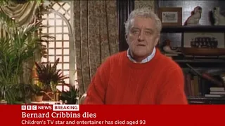 BBC News | BREAKING NEWS | Bernard Cribbins death announcement and obituary