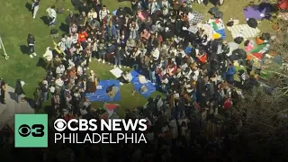 Princeton University students set up pro-Palestinian encampment on campus