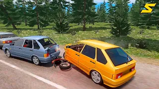 GTA 4 Car Crashes - Crash Testing Real Car Mods Ep.26