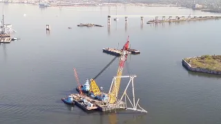 28 days of progress on the removal of wreckage from Patapsco River