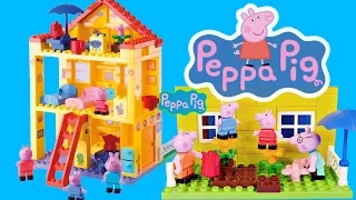 Открываем конструктор дом свинки Пеппы Peppa Pig House Construction Set